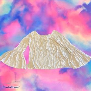 Creamy Dreamy Peasant Top